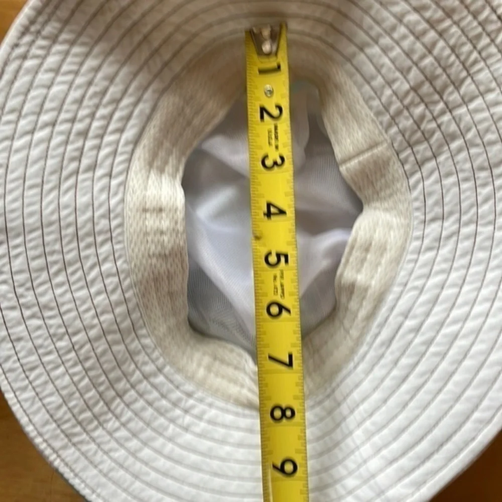 Bucket Hat Sun Hat Beach‎ Vacation Children’s white aqua